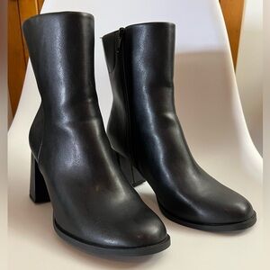 Black Women's Ankle Boots. Size 6.5. Target. Worn twice.